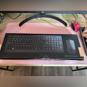 Lenovo Wired Black Keyboard and Mouse Combo